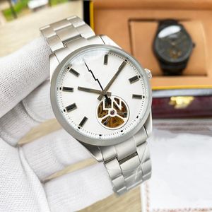 Relógio masculino clássico luxuoso designer relógio mecânico movimento automático pulseira de aço inoxidável 40 luz noturna à prova d'água relógio de moda de vidro de safira