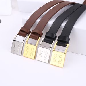 lowee designer belt for womens genuine Leather Anagram Belt 20mm Amazona Padlock belt E619Z15X12 Fashion waistband woman waist band with box