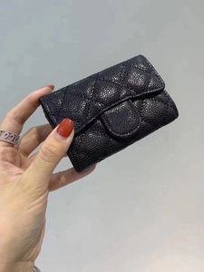 2023 Luxury Designer Bag Senaste kaviarkalvläder Multifunktionell liten pengar Bag Kortväska med massor av kortplatser 5A