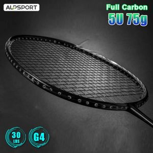 Badminton String ALP N80 2 PCS 로트 패키지 라켓 5U 72G 100 탄소 섬유 라켓 전문가 이상 및 안감 231214