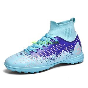 High Top Soccer Shoes Women Men AG TF Football Boots Youth Anti Slip Training Cleats