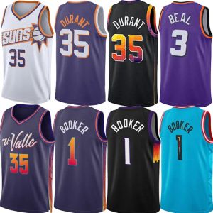 Kevin Durant Devin Booker Camisas de Basquete Bradley Beal PHX Phoenixs Sun Grayson Allen Yuta Watanabe Jusuf Nurkic Eric Gordon Bol Bol The Valley City Jersey Personalizado