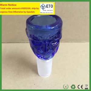 Smoking Bowls Breaking Bad Walter White Glass Bowl With 14mm 18mm Male Joint Mr White Colorful Bowls for Glass Bong Water Pipe ZZ