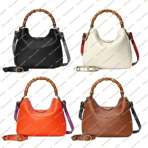 Ladies Fashion Casual Designe Luxury Diana Bamboo Sacks Mags Sudbag Sumbage Crossbody Messenger Bag Сумка вершина зеркало качество 746251 746124 746245 кошелек