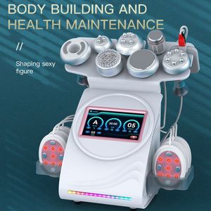 Wholesale Price Portable 80Khz Cavitation Vacuum RF 9 in 1 Body Contouring Fat Blasting Dredging Lymph Skin Detox Tightening Face Lifter