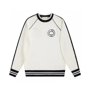 Mäns plusstorlek hoodies Sweatshirts 2023SS Spring and Summer Ny högkvalitativ bomullstryck Kort ärm Runda nackpanel T-shirt Storlek: XS-L Färg: Black White 73R
