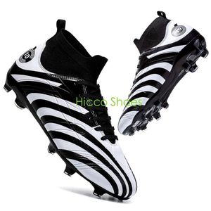 Sapatos de futebol confortáveis para crianças jovens mulheres homens estilo zebra AG TF botas de futebol