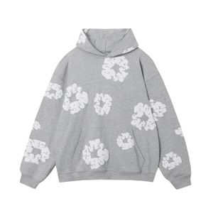 Bluzy z bluzy z kwiat CO marki sweter wolne osoby designerskie dresowe łzy kurtka Demin White Kapok Tidal Hoodie 5111