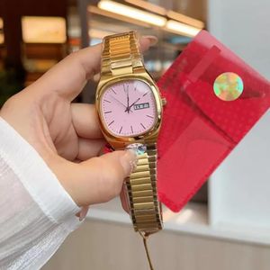 Erkekler/Kadınlar İzle Kuvars 36mm İzle 904L Paslanmaz Çelik Mavi Sarı/Pembe 904L Safir Cam Ultra Parlak İzle Montre De Lüks Lüks Saat