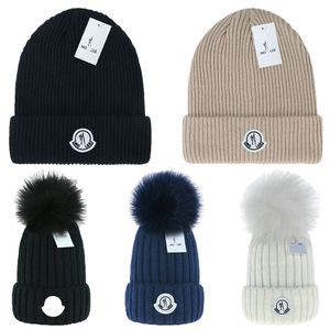 2023 Projektant Hat Monclir Man Man Cap Winter Cashmere Casual Outdoor Vailies Bonnet Head Cashmere Cap Luksusowa strona internetowa Wersja 1: 1 Rzemiosła