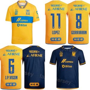 Men 23-24 Soccer Tigres UANL 29 Jonathan Herrera Jersey Club Team 10 Andre-Pierre Gignac 16 Diego Lainez 6 Juan Vigon 1 Nahuel Guzman Football Shirt Kits Uniform