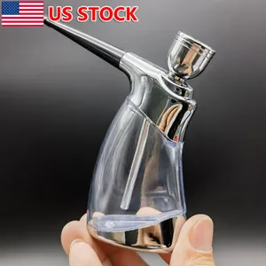 4,2 Zoll tragbare Wasserbong Pfeife Rauchpfeifen Mini kleine Shisha Shisha Silber