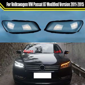 Для VW Passat B7 модифицированная версия 2011 2012 2013 2014 2015 крышка автомобильной фары корпус фары стеклянный светильник абажур