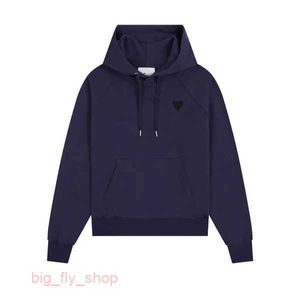 AMIS Hoodie Sports Suit Bluza Haft A-Word Red Love Cienka okrągła szyjka Para drożdżowa długie rękaw Sweter Paris Zestaw z kapturem 30 532k