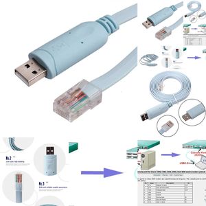 Новые адаптеры для ноутбуков, зарядные устройства 1,8 м, USB-RJ45 для консольного USB-кабеля Cisco, консоль отладки, линия A7H5 для Cisco H3C, консоль HP Arba 9306, маршрутизатор huawei, переворачивающаяся консоль.