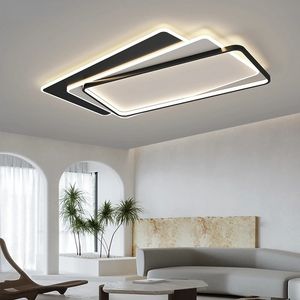 Basit yuvarlak kare ev yeni modern led avize ışıkları oturma odası mutfak yatak odası salon lambaları kapalı aydınlatma