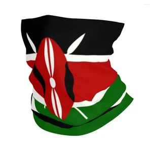 Berets kenya flaga bandana gaiter gaiter wiatrówek twarz szalik mężczyzna mężczyzna Kenijska patriotyczna pałąk na głowę tuba Balaclava