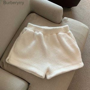 Women's Shorts Autumn Winter New Solid Color All-match Shorts High Waist Pocket Sweet A-line Shorts Korean Fashion Sexy Women Clothing S-2XLL231215