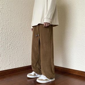 Męskie spodnie Kolor sztrukoi swobodny 2023 Autumn Winter Style Business Fashion Stretch Regular Fit Spodni męskie ubrania E61