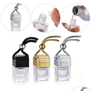 Packing Bottles Wholesale Home Storage Ornament Fragrance Air Fresher Hanging Essential Oils Diffuser Empty Car Per Bottle 1 Pc Deco Dhro2
