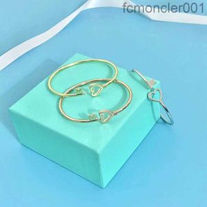 Bangle Armband T S925 Sterling Silver Love Key Open Armband Classic Cortile Light Luxury Simple 4UV1