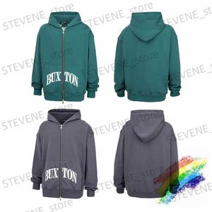 Hoodies dos homens moletons Cardigan Cole Buxton Zipper Hoodie para homens mulheres melhor qualidade lavado verde cinza oversize pullovers T231215