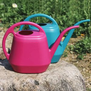 Sprayers 4L Watering Can Plastic Long Spout Kettle Nordic Style Garden Flower Pot for Indoor Outdoor Bonsai Plants Gardening Shower 231215