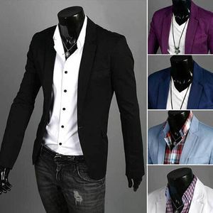 Uomo elegante casual solido blazer business festa di nozze outwear cappotto vestito top maschio primavera autunno vestito maschile slim top 220808