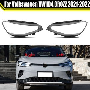 Auto Testa Della Lampada Della Luce di Caso per VW ID4.CROZZ 2021 2022 Auto Copertura Del Faro Paralume In Vetro Coprilampada Faro Borsette