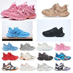 Men Women Designer Sneakers أحذية منصة غير رسمية من أحذية رياضية أحذية رياضية تزلج ثلاثية ثلاثية أسود أبيض وردي زرق