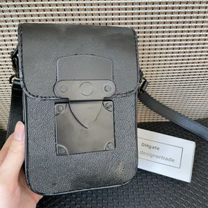 Дизайнерская сумка на плечо пакет с кросс-куботом S-блокировать вертикальный носимый кошелек Men Men Mini Mini Кошелек роскошная сумка сумки для сумки.