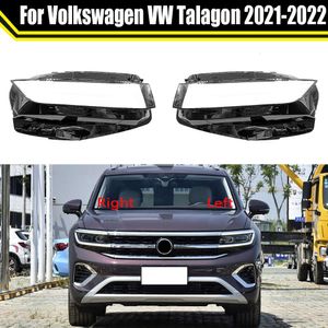 for VW Talagon 2021 2022 Glass Lens Shell Car Headlight Cover Transparent Lampshade Light Caps Headlamp Lamp Case