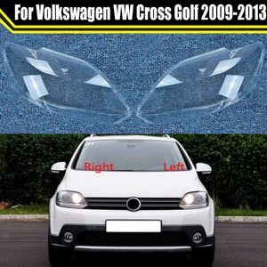 Car Headlight Cover Lens Glass Shell Front Headlamp Transparent Lampshade Auto Light Lamp for VW Cross Golf 2009-2013