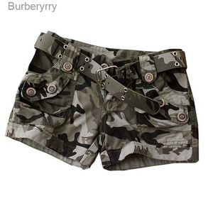 Damen-Shorts, hochwertige 2020-Sommer-Mode-Camouflage-Baumwoll-Shorts für Damen, lässige Camo-Cargo-Shorts, Armee-Militär-Hot-Shorts Wj2280L231215