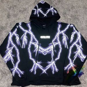 Men's Hoodies Sweatshirts Missing Since Thursday 3M PURPLE THUNDER Hoodie For Men Women High Quality Hooded Oversized Pullovers T231215