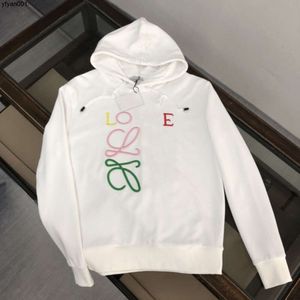 High Quality Mens Hoodie Loe Hooded Sweater Designer Hoodies Wome Embroidery Sweatshirt Loose Pullover Long-sleeved Top