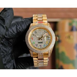 Designer Luxury Brand Datejust Replicas Mens Watches Automatic Mechanical Wristwatches H66G عالية الجودة 40 مم مرآة الياقوت الماس الكاملة مع مربع