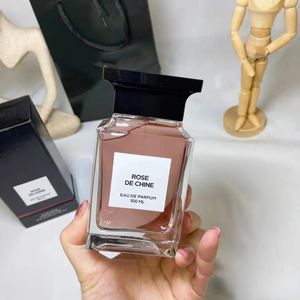 Lüks Parfum Sprey Gül De Chine 100ml EDP Parfümler Seksi Koku Parfüm İnsan parfümleri Uzun ömürlü Parfum Dropshipping Toptan