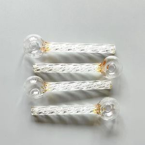 Plum Blossom Straight Tube 30 Bubble Small Oil Burner Tube Straight Glass Smoke Tube Mini Smoking Accessories Hand Tube Length 10cm