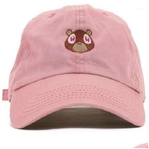 Ballkappen West Ye Bear Dad Hat Schöne Baseballkappe Sommer für Männer Frauen Snapback Uni Exclusive Release1 Drop Delivery Fashion Accessor Dhoym