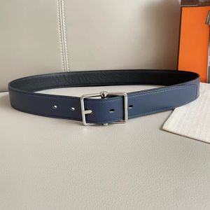 Classics Men Belts Designer Mens and woman fashion Togo leather classic reversible belt black brown H gold silver buckles 38cm HL259