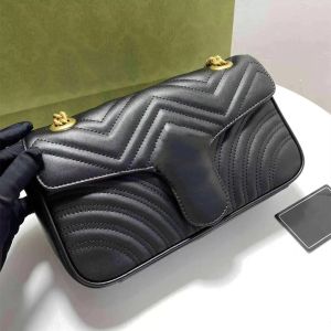 Heißer Verkauf Designer-Taschen für Frauen Umhängetaschen Marmont Handtasche Messenger Totes Mode Metallic-Handtaschen Klassische Umhängetasche Clutch Hübsch