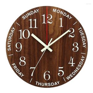 Настенные часы деревянные круглые большие часы «сделай сам» любовник скандинавские большие наклейки современные персонализированные крутой декор для гостиной