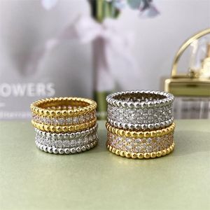 Women Designer Ring Rings Neckor Screw Armband Party Wedding Par Gift Loves Fashion Luxury Ring Armband Cleefes With Box 266W