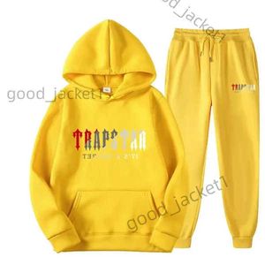 Herrdesigner Trapstar Hoodies Sweatshirts Mens Trapstar Tracksuit Basketball Football Rugby Tvådel med kvinnors långärmad Trapstar Jacketbyxor 6 Ze3f