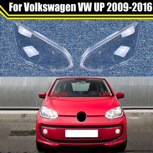 Bilens främre strålkastare glaslampa transparent lampskärmskal strålkastare för VW upp 2009-2016 Auto Light Housing Case