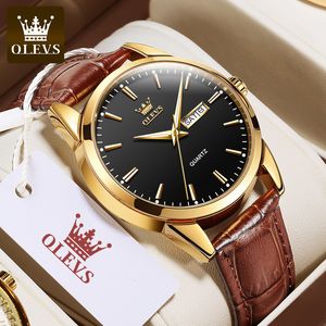 ساعة Wristwatches Oulishi العلامة التجارية تشاهد ساعة الكوارتز للانفجار رجالًا مقاومًا للماء