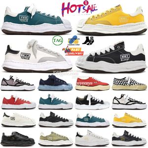 Designer mmy maison mihara yasuhiro Casual dissolvendo sapatos mens plataforma treinadores mulheres tênis preto branco amarelo mulheres esportes ao ar livre sapato