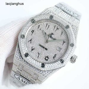 Часы Audemar Pigue AP Diamond Watches Дизайнерские наручные часы Full Ap Auto 38s8 Высококачественный механический механизм Uhr Bust Down Montre Iced Out Royal Reloj rj