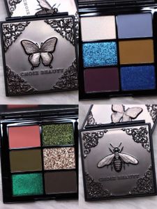 Cień oka Choiz Beauty Seria owadów motyl paleta paleta paleta powiek paleta paleta chameleon częściowe jasne tabletki 231214